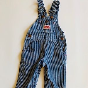 Made in USA Baby Stripe Bib Overall